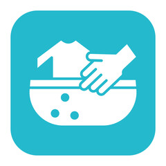 Hand Washing Clothes Icon