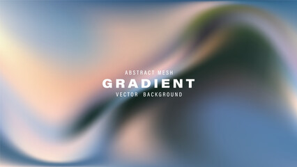 Abstract Mesh Gradient Vector Background Design Template Illustration
