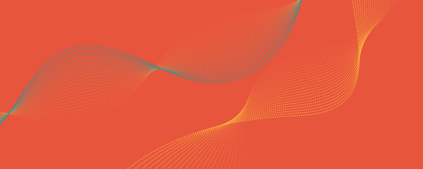 Vibrant Abstract Wave Background