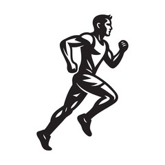 running man silhouette