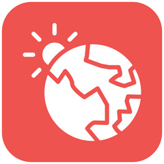 Fototapeta premium Global Warming Icon