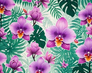 pink flowers background