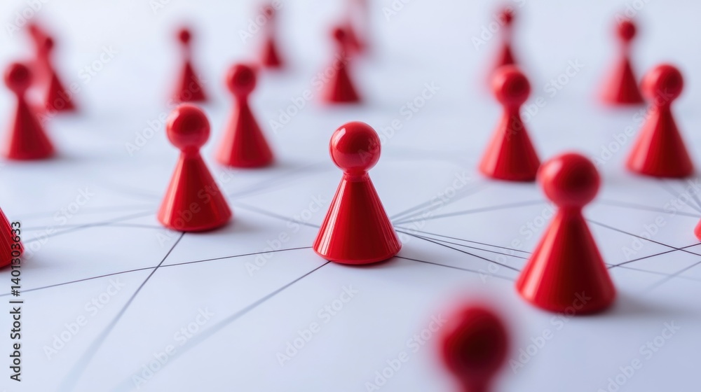 Poster network connections: a visual representation of interconnectedness