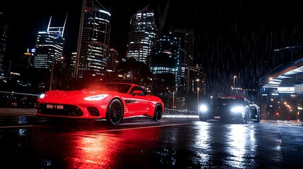 Night Race City Streets