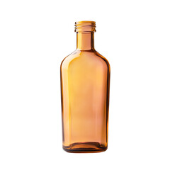 Amber Glass Bottle Neck Closeup