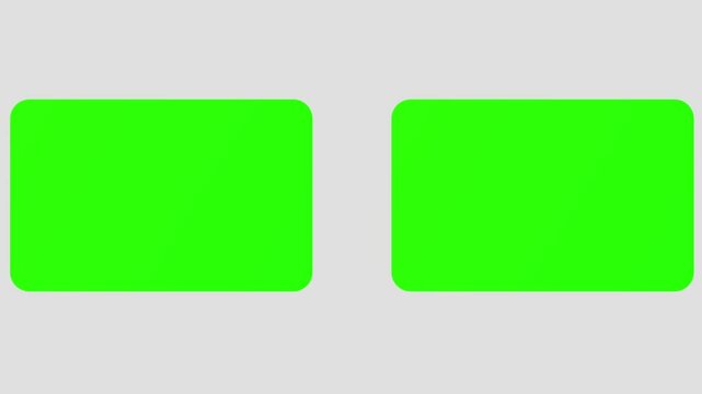 slider jitter template video for video, image replacement with green screen chroma key