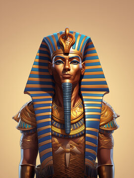 ancient egyptian pharaoh game art 