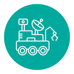 Obraz premium Moon Rover Icon