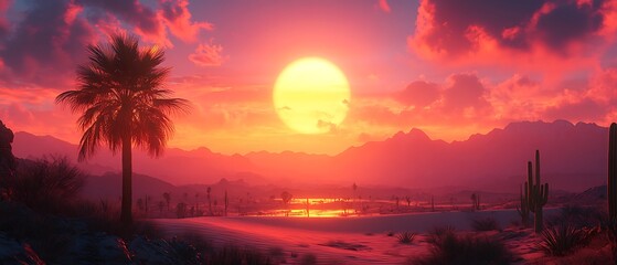 A vast desert landscape at sunrise, golden sand dunes stretching endlessly, soft shadows creating texture, a lone cactus silhouetted against the warm sky, hyper-realistic, cinematic lighting.