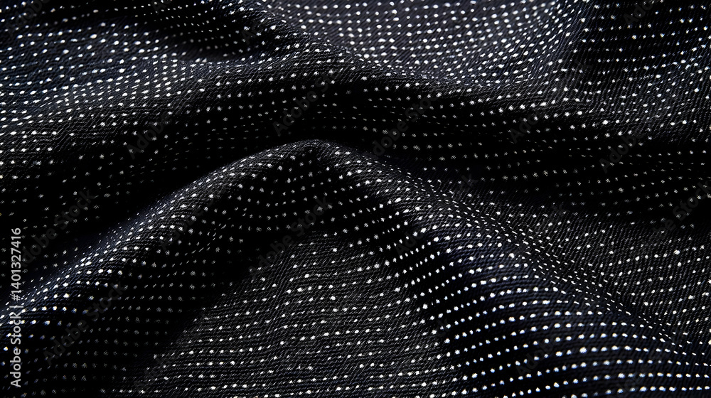 Poster abstract wave pattern with black background