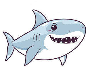 Shark Jumping Above Water Shark Swimming in Tropical Waters