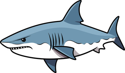 Fototapeta premium Shark for Fishing Adventure Shark with Smooth Body Design
