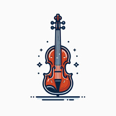 violin vector illustration
