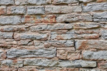 old weathered brick wall texture