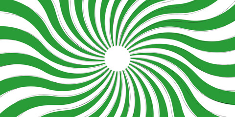 Vector green sun rays sunburst texture background. Modern seamless retro vintage burst sunrise sunbeam Minimal sunrise radiate striped geometric circus light sunburst ray vector backdrop texture 