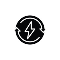 backup power engine solid icon vector design good for web or mobile app