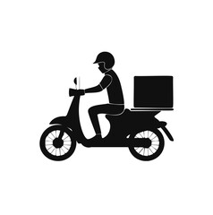 Obraz premium motorcycle, scooter, bike, motorbike, motor, transport, vector, ride, transportation, illustration, moped, cartoon, vehicle, drive, delivery, speed, icon, toy, vintage, riding, road, woman,