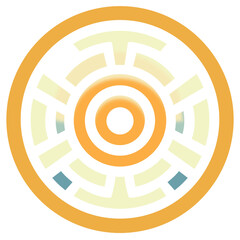 wheel, gear, sun abstraction