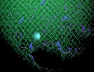 Imaginatory fractal abstract background Image