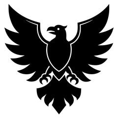 Obraz premium eagle shield with wings