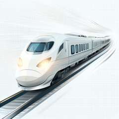 Naklejka premium train on the station