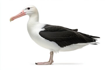 Naklejka premium albatross on isolated white background close up. high detailization.
