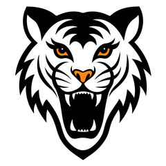 Fototapeta premium head of a tiger head