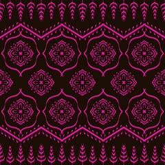 seamless pattern with floral elements