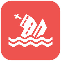 Ship Sinking Icon