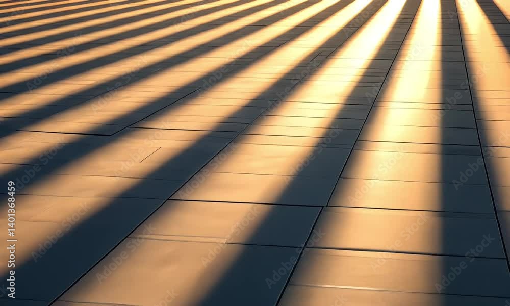 Poster captivating sunlit shadows create a striking pattern on a smooth surface, showcasing the beauty of l