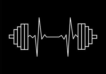  sport barbell, graphic element desing