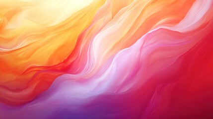 Obraz premium A smooth, abstract texture of warm colors blending seamlessly into each other, forming a dynamic and vibrant background suitable for artistic projects.