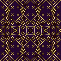 vector seamless pattern with geometric shapes