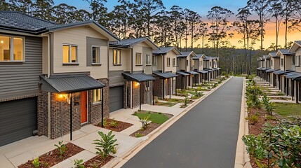 Modern Townhouses Residential Development