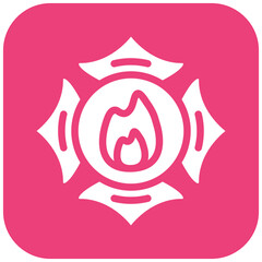 Firefighter Badge Icon