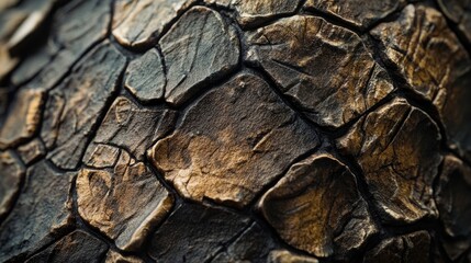 A close-up of the bark texture of a dwarf umbrella tree, emphasizing its natural beauty