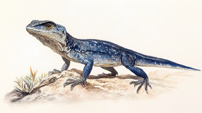 Illustration / dromaius novaehollandiae / emeu d'australie. Nova-Hardened. Illustration