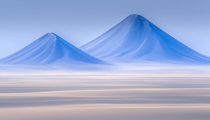 Misty Mountains, Desert Dawn