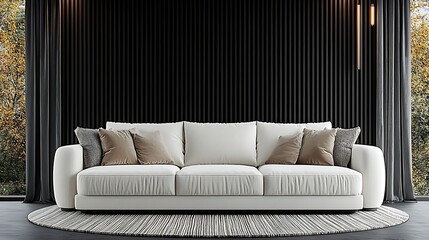 Modern White Sofa Interior Design