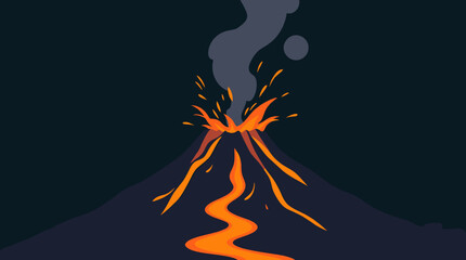 vector illustration of a fire