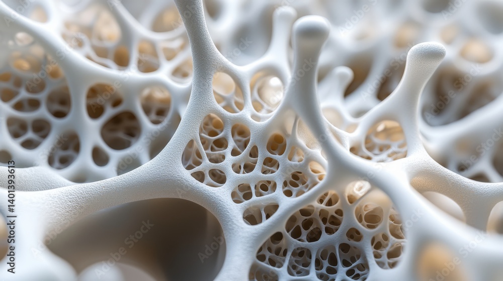 Aufkleber close-up view of intricate coral structure, showcasing natural textures and patterns.