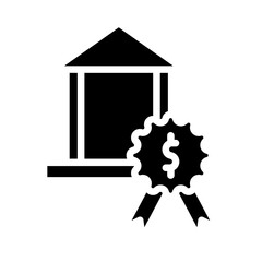 Badge Vector Line White Circle Red