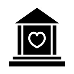 Heart Vector Line White Circle Red