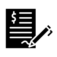 Agreement Vector Line White Circle Red