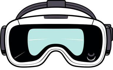 Virtual Reality Design PNG VR Headset and Joystick SVG