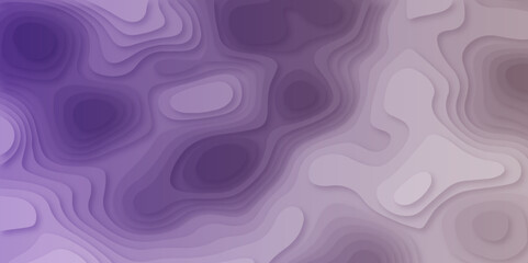 Abstract Papercut Layered Contour Mapping Design in Modern Gradient Style, 3D Paper Cut Art Inspired Wavy Landscape, Elegant Geometric Flow Pattern, Smooth Cutout Effect for Digital Design