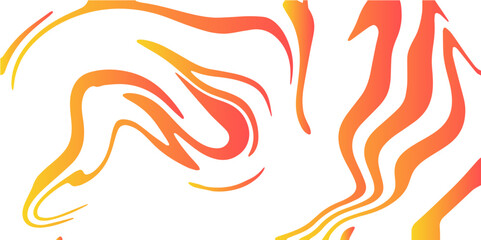 Orange Liquefy wallpaper art design and digital marbled texture. Splash of paint with Colorful liquid isolated on transparent background. Colorful liquid. mixing oil paint texture. 