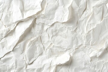 Obraz premium Crumpled white paper texture background (4)