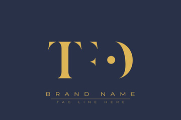 TFO abstract letter logo design. This logo is designed by three abstract letters.