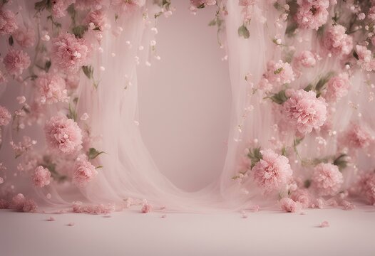 photography backdrop background pink maternity delicate flowers wedding photo basket newborn new beautiful floral nobody innocent closeup pregnancy baby family infant love wood decoration isolated